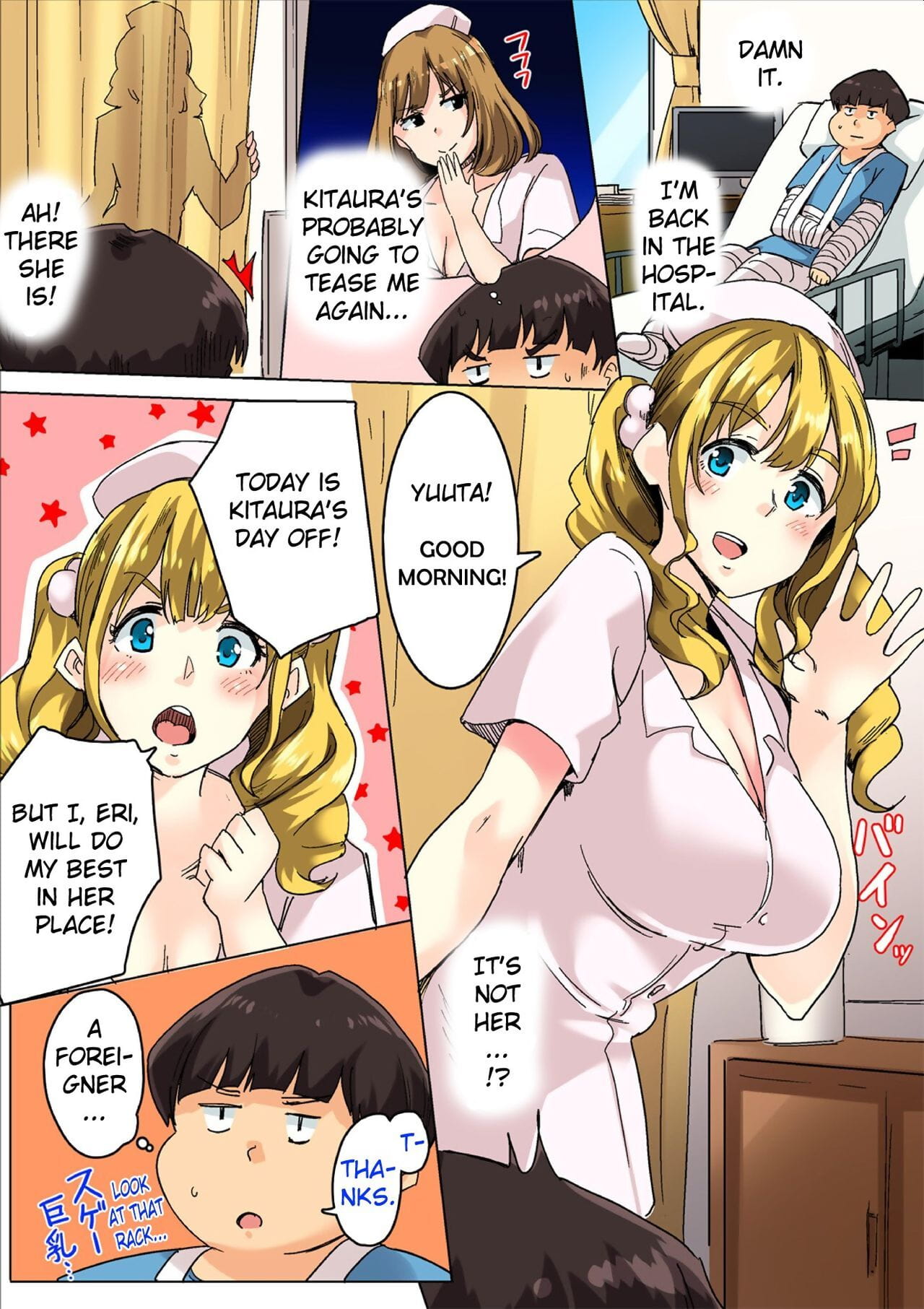 Wakamatsu Sundome Nurse no Monzetsu Chiryou!? Kore wa Sex de wa Naku- Ochuusha desu Full Color English Erozbischof - part 3