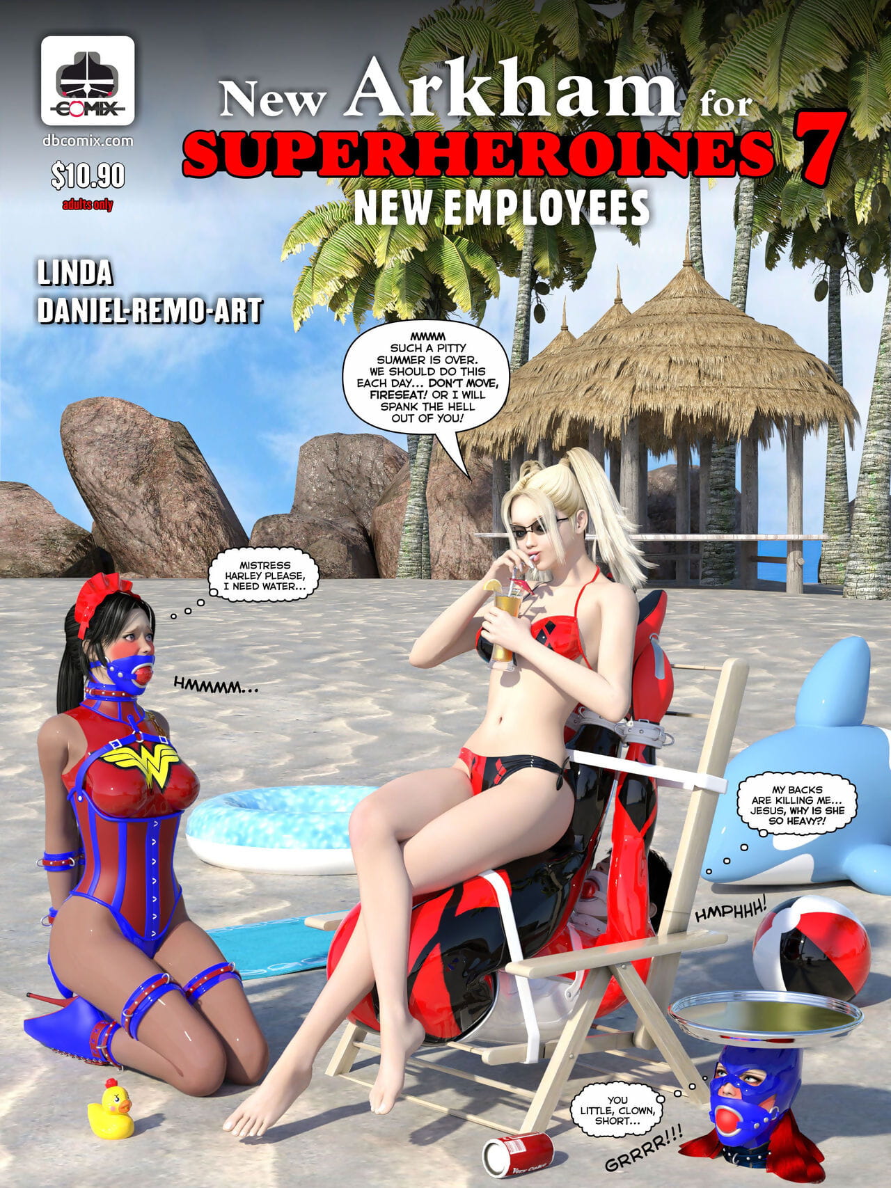 nuevo arkham para superheroines 7 - nuevo los empleados page 1