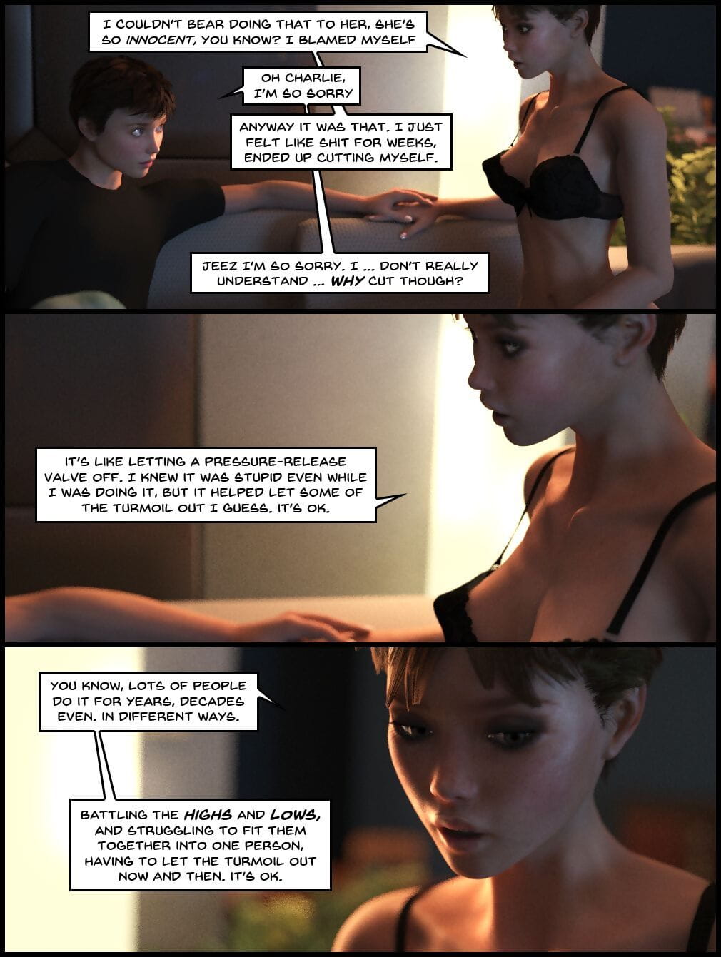Sindy Anna Jones ~ The Lithium Comic. 02: Bodies in Orbit - part 3 page 1
