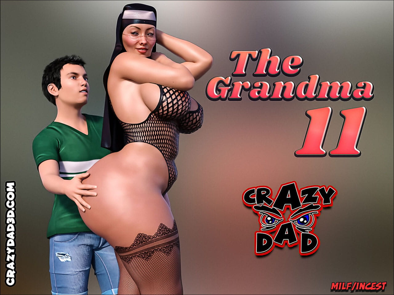 Crazy Dad 3D The Grandma 11 English page 1