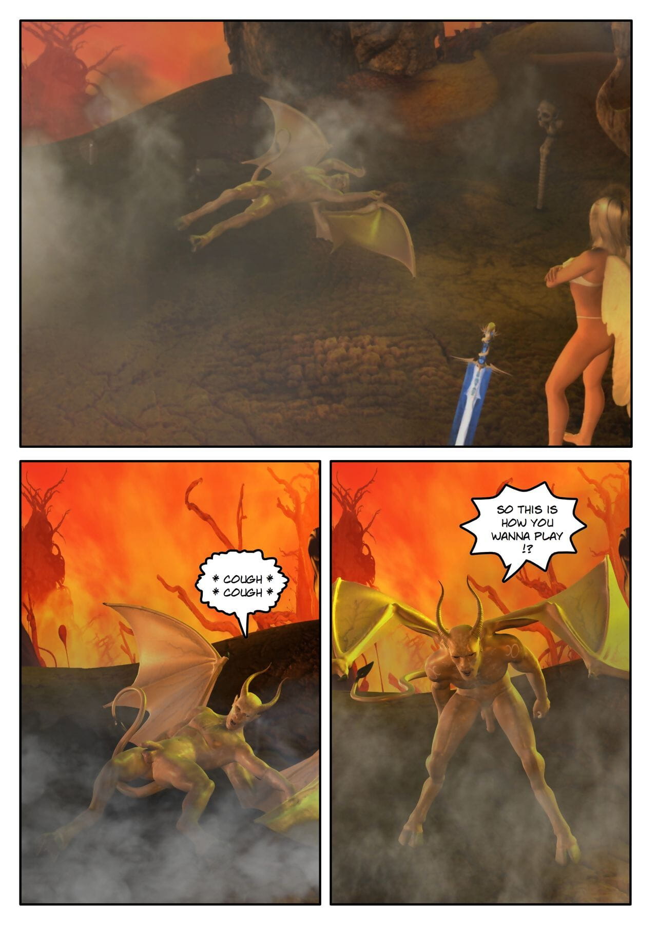 Shinra-Kun The Fallen Star Ch. 3 - Inferno - part 4 page 1