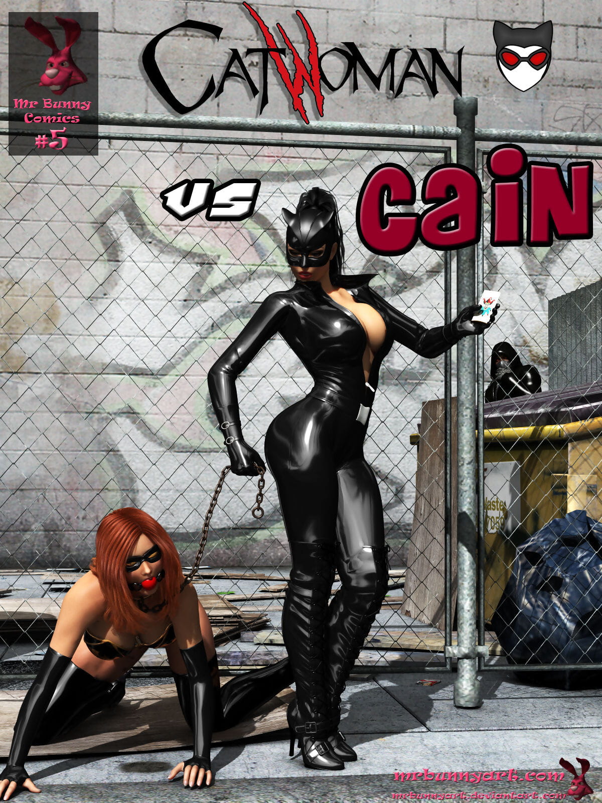 MrBunnyArt Cain vs Catwoman page 1