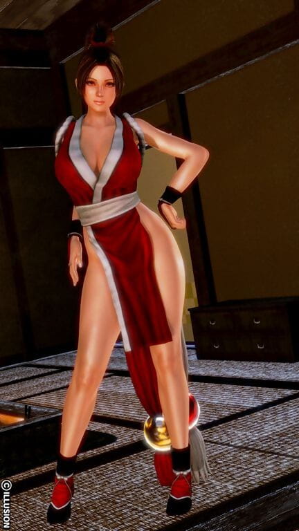 Mai Shiranui after losing a fight and found her self in a messy situation page 1