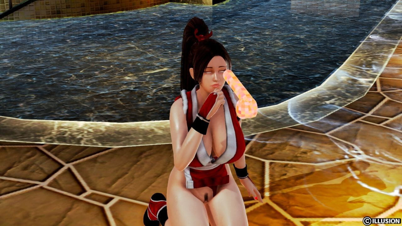 Mai Shiranui after losing a fight and found her self in a messy situation page 1